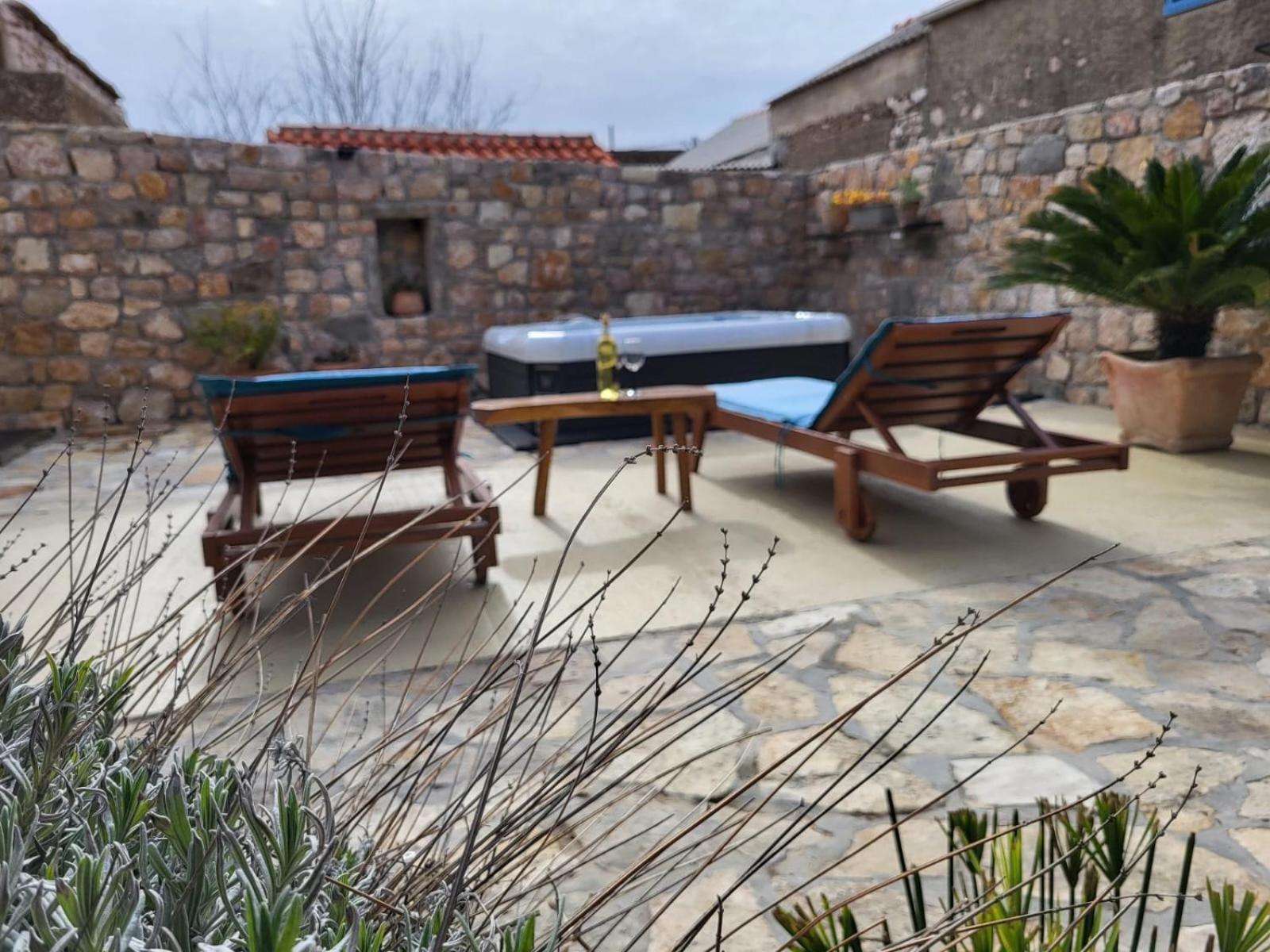 Villa Stone House Knezevic Vinjerac Exterior foto